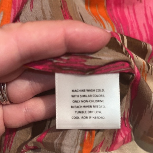 Apostrophe short sleeved jacket with large buttons tan size Large - Picture 9 of 10